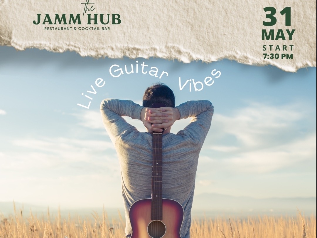 31 May, 7.30 pm VIBE ON: Live Music Series