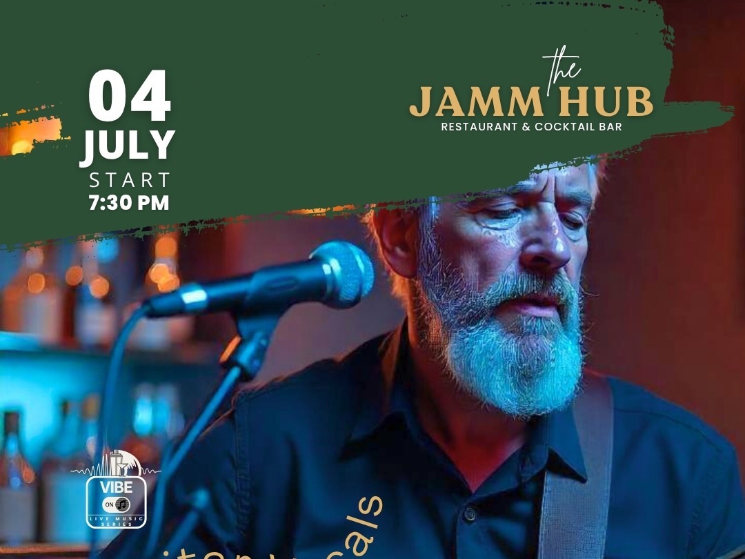 04 JULY, 7.30 pm VIBE ON: Live Music Series