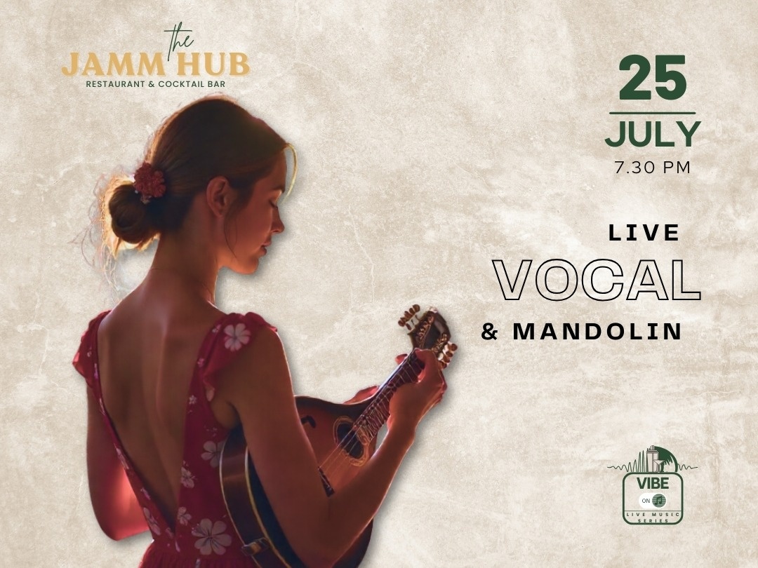 25 JULY, 7.30 pm VIBE ON: Live Music Series