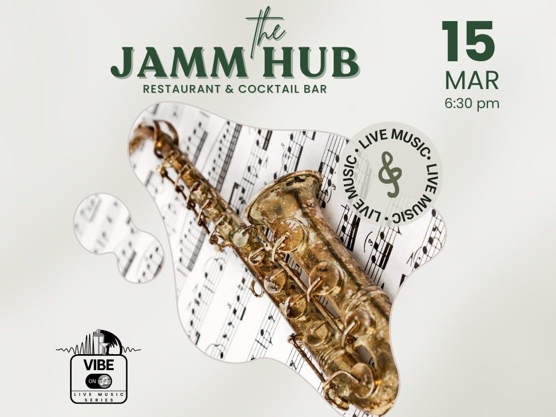 15 March, 6.30 pm VIBE ON: Live Music Series