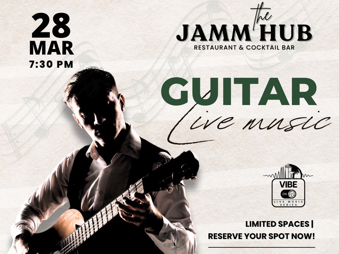 28 March, 7.30 pm VIBE ON: Live Music Series