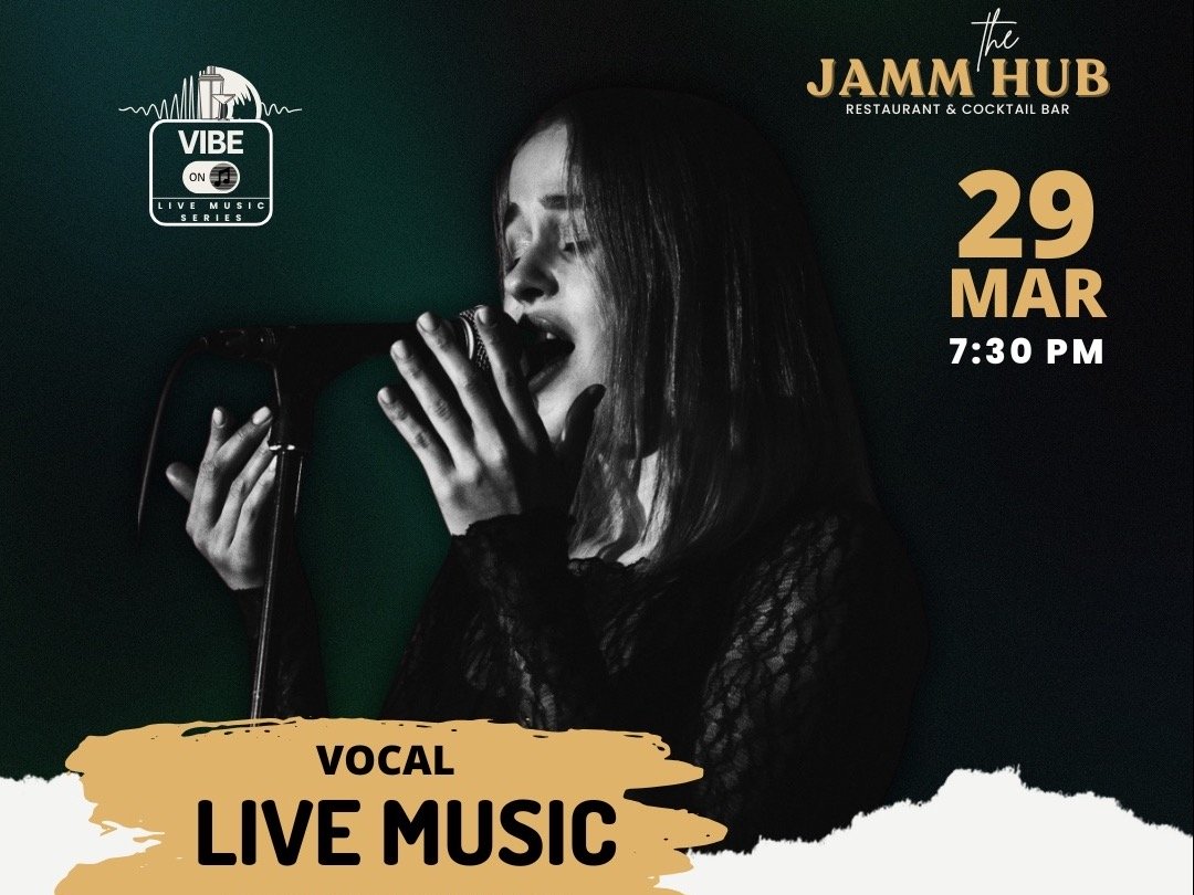 29 March, 7.30 pm VIBE ON: Live Music Series