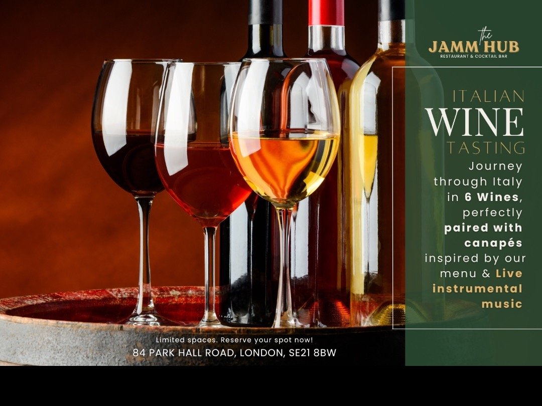 21 May, 7.00 pm Italian Wine Tasting