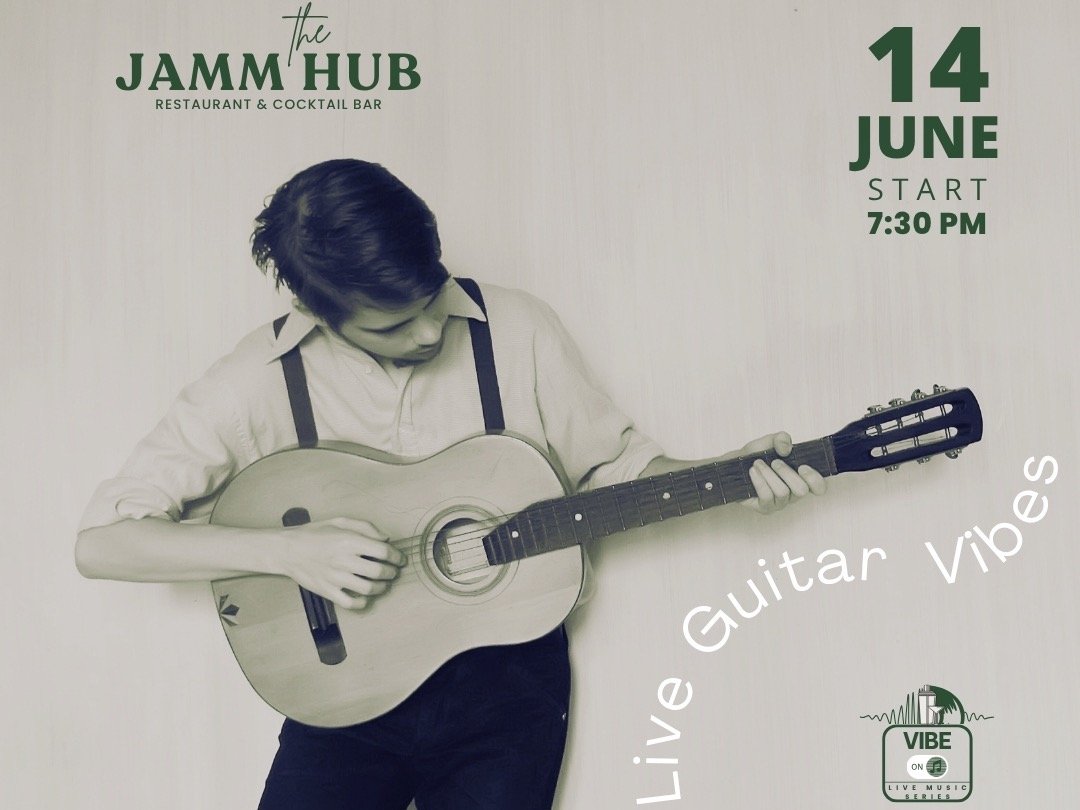 14 JUNE, 7.30 pm VIBE ON: Live Music Series