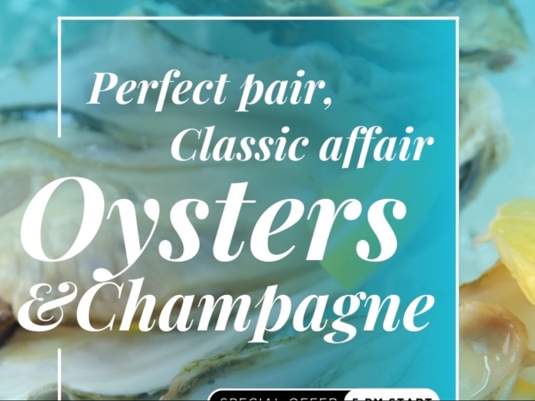 27 DECEMBER, OYSTERS & CHAMPAIGNE