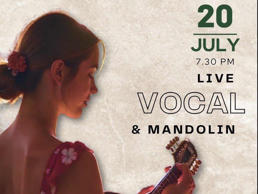 20 MAR, 7.30 pm VIBE ON: Live Music Series